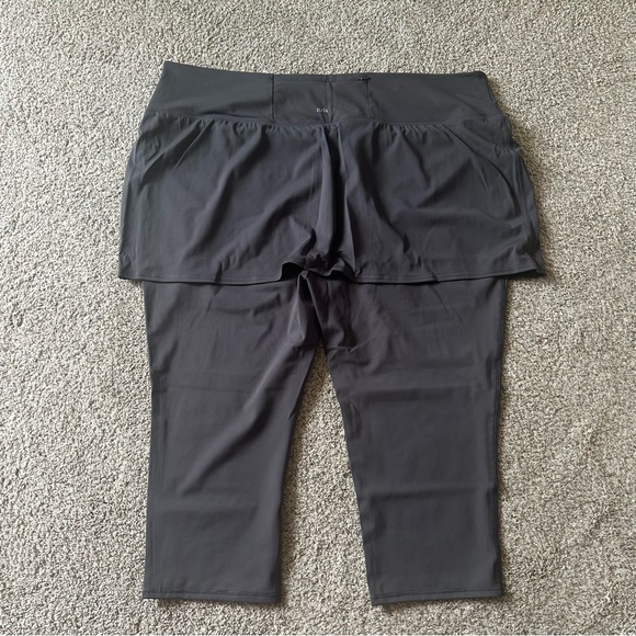 Women’s Petite Grey Zuda Skirt Leggings - Picture 4 of 4